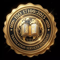 ISO 17100:2015 Translation Services Standard Certification Seal