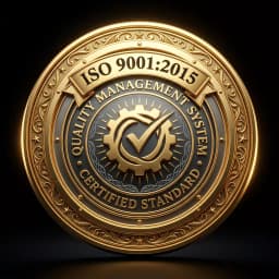 ISO 9001:2015 Quality Management System Certification Seal